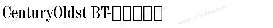 CenturyOldst BT字体转换